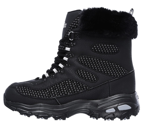 Skechers Women D'Lites - Snow Plaza Black