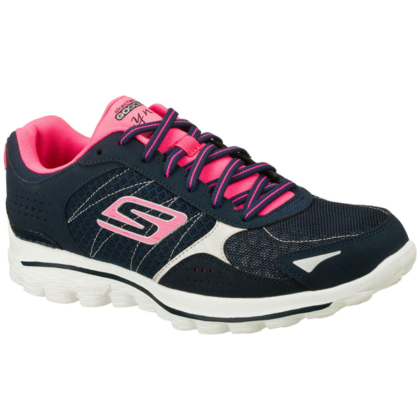 Skechers Women GOwalk 2 Golf - Lynx Navy/Hot Pink