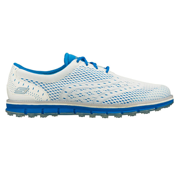 Skechers Men Extra Wide Fit (4E) Shoes - White/Blue