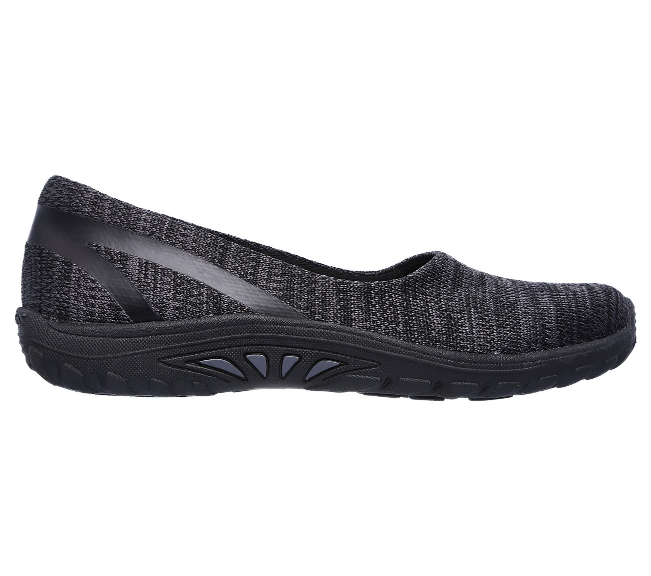 Skechers Women Relaxed Fit: Reggae Fest - Dread Knit Black