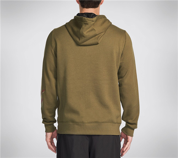 Skechers Men Launch Zip Hoodie Green
