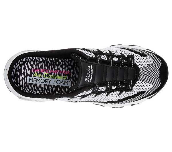Skechers Women D'Lites - A New Leaf Black/White