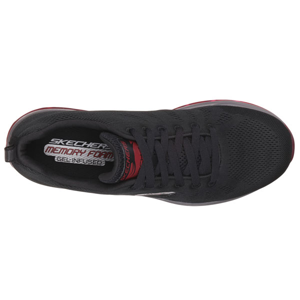 Skechers Men Extra Wide Fit (4E) Shoes - Game Changer Black/Red