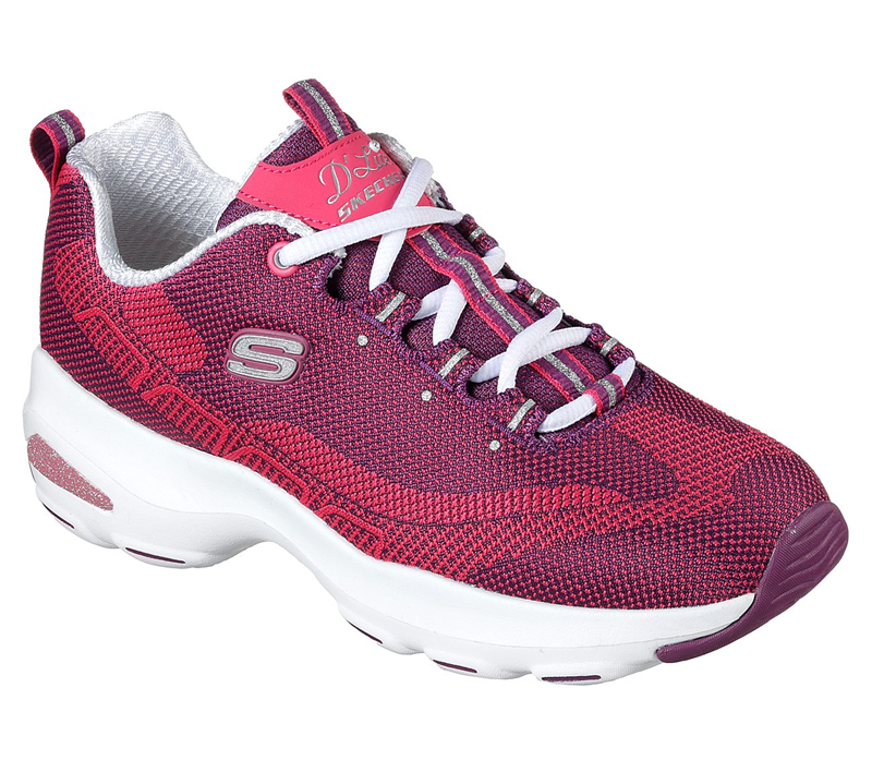 Skechers Women D'Lites Ultra Blue/Pink