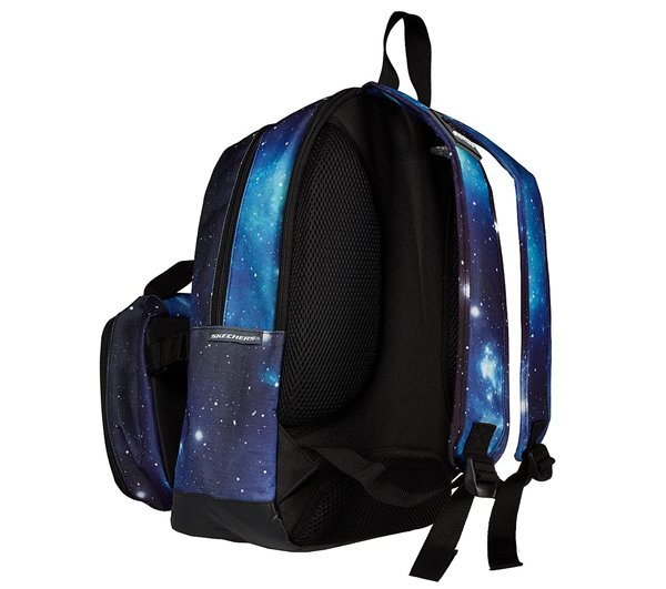 Skechers Boys Galaxy Rider Combo Backpack Lunch Box Set Black/Blue