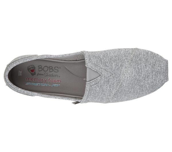 Skechers Women Bobs Plush - Express Yourself Gray