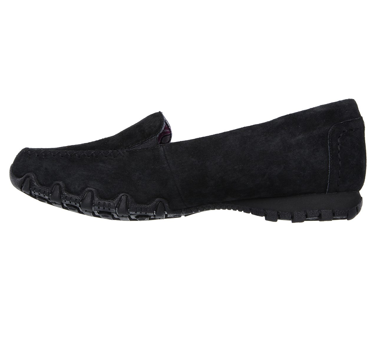 Skechers Women Relaxed Fit: Bikers - Traffic Black