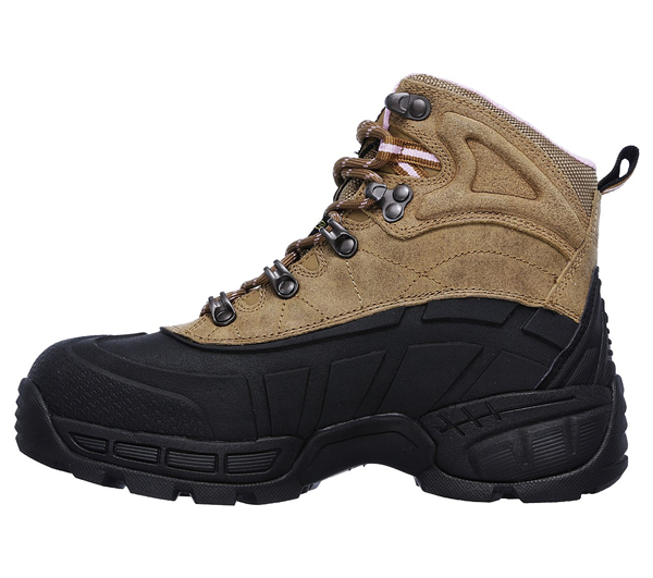 Skechers Women Work: Relaxed Fit Radford - Ligonier WP Comp Toe Light Brown