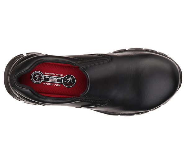 Skechers Women Work: Relaxed Fit Sure Track - Vonn Black