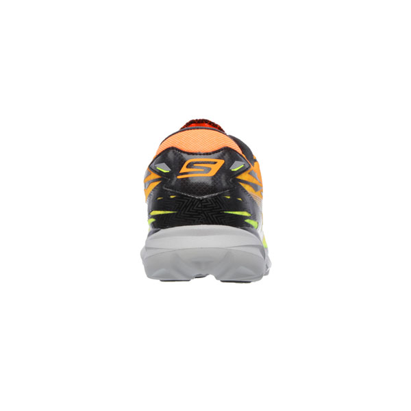 Skechers Men Extra Wide Fit (4E) Shoes - Speed Black/Orange
