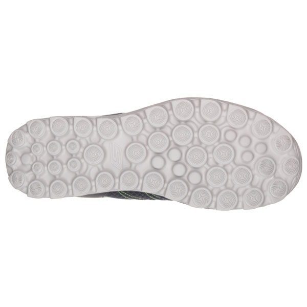 Skechers Men Extra Wide Fit (4E) Shoes - Flash Charcoal/Lime