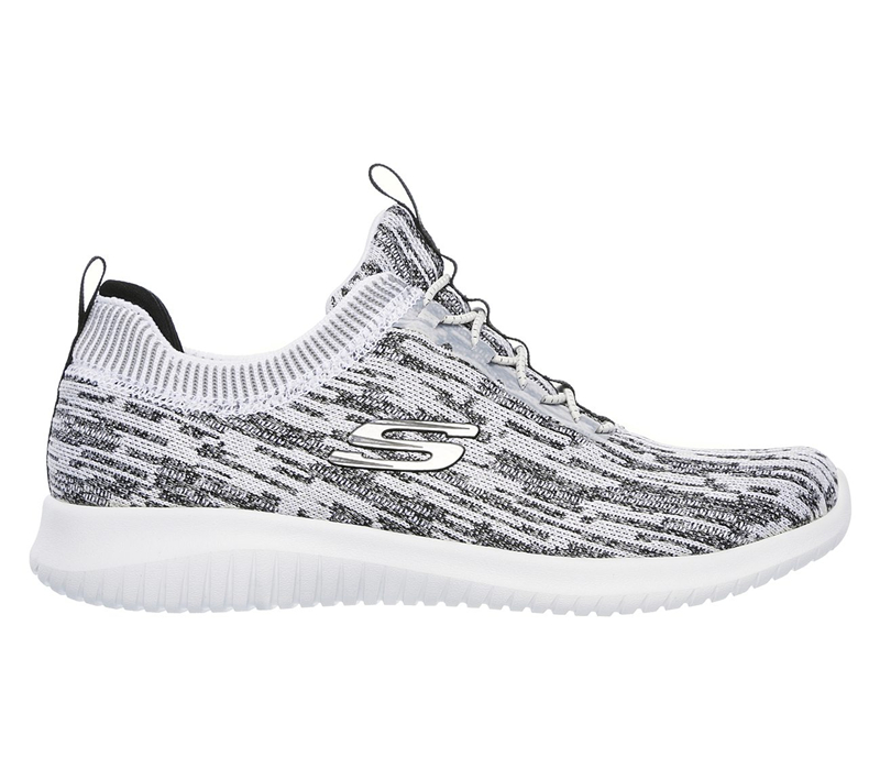 Skechers Women Ultra Flex - Bright Horizon White/Black