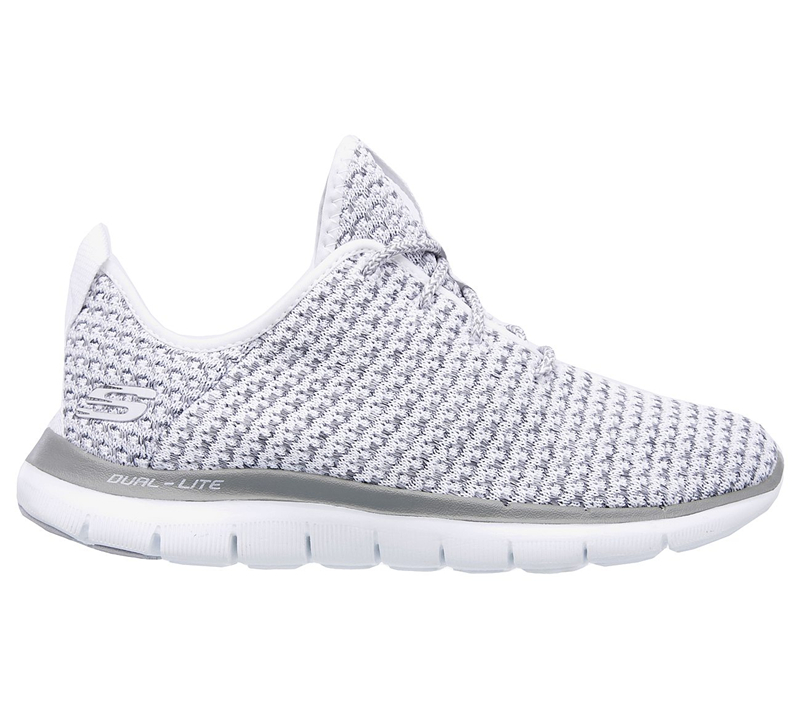 Skechers Women Flex Appeal 2.0 - Bold Move White/Gray