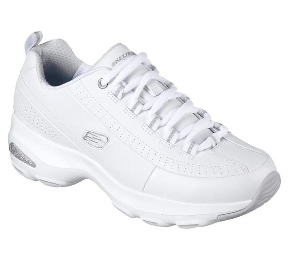 Skechers Women D'Lites Ultra - Illusions White/Sliver