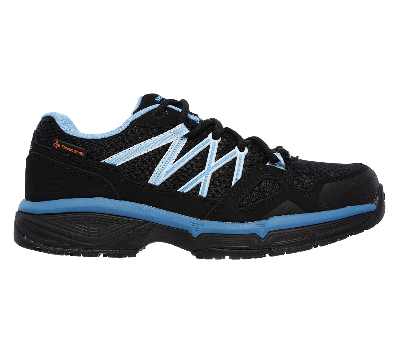 Skechers Women Work Relaxed Fit: Conroe - Abbenes ESD Black/Blue