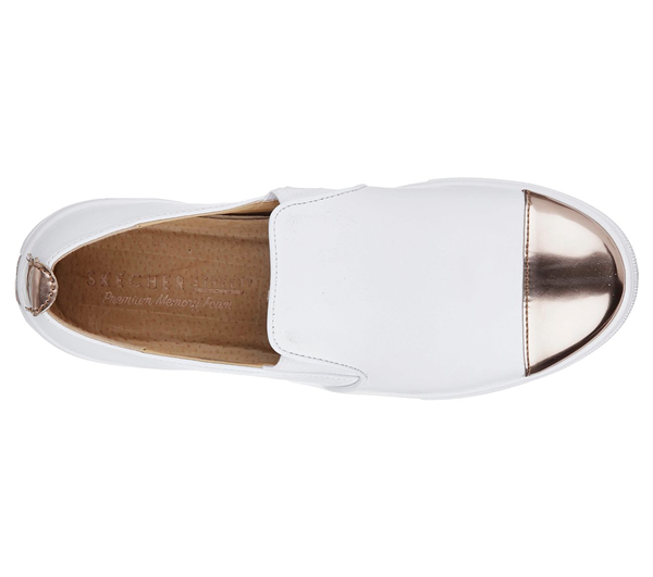 Skechers Women Moda - Toe Tapper White/Rose Gold