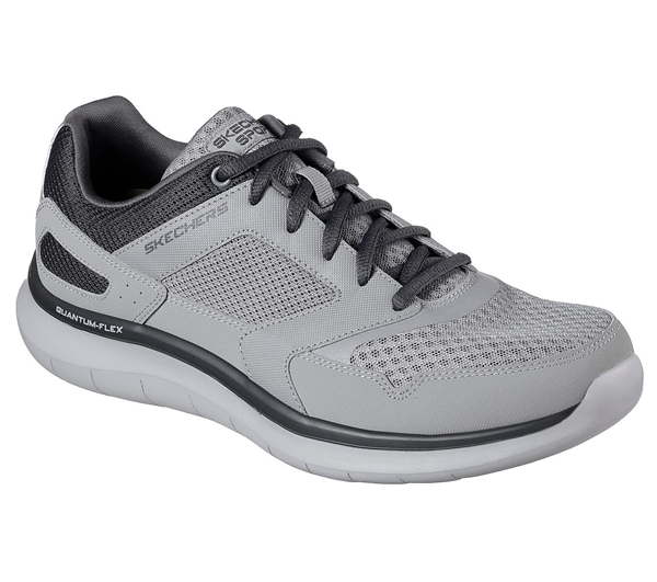 Skechers Men Relaxed Fit: Quantum Flex - Hudzick Gray/Charcoal
