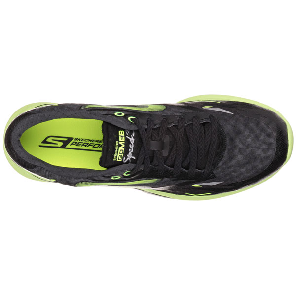 Skechers Men Extra Wide Fit (4E) Shoes - Speed Black/Green