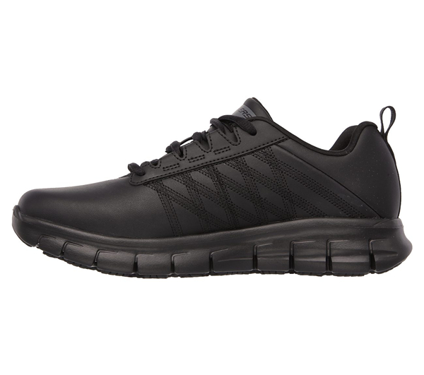 Skechers Women Work: Relaxed Fit Sure Track - Erath Black