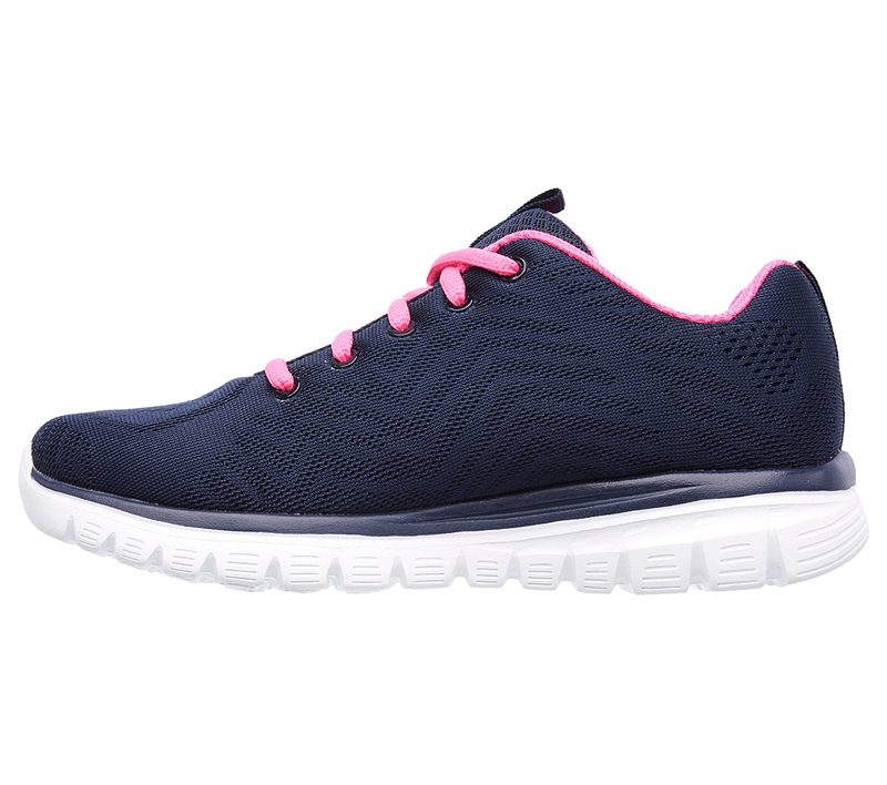 Skechers Women Graceful - Get Connected Navy/Hot Pink