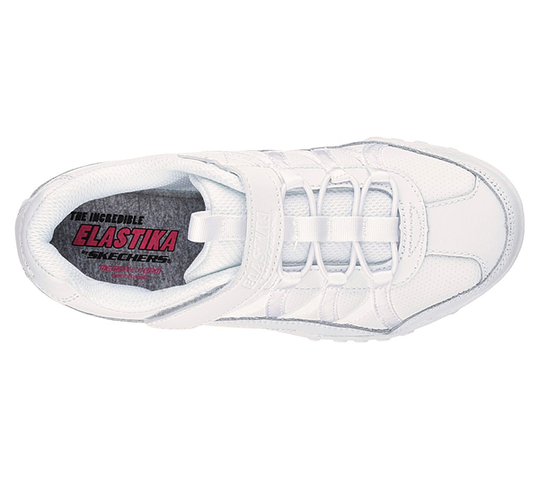 Skechers Girls Relaxed Fit: Breathe Easy - Head of Class White