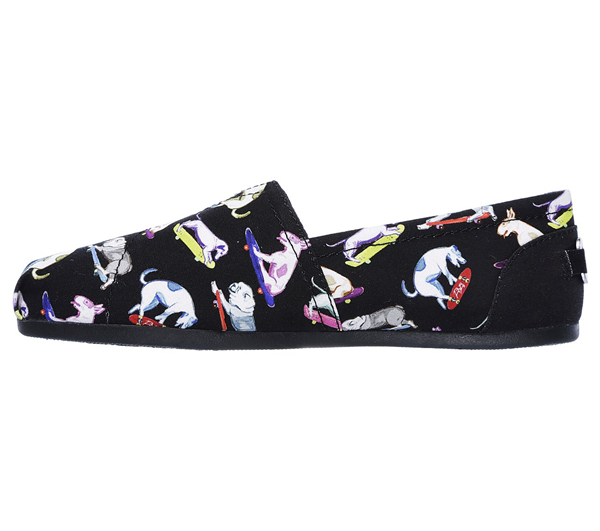 Skechers Women Bobs Plush - Wag Town Black/Multi