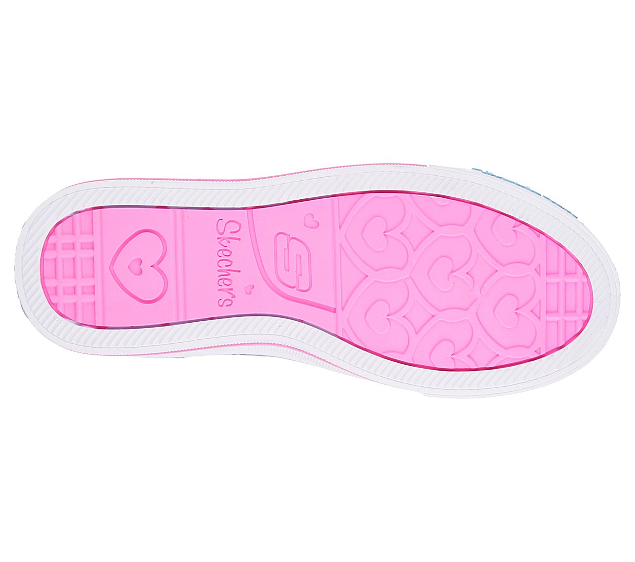 Skechers Girls Twinkle Toes: Shuffles Black/Multi