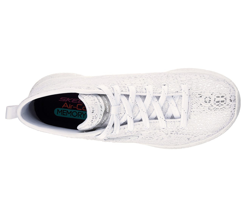 Skechers Women Burst - Seeing Stars White/Sliver