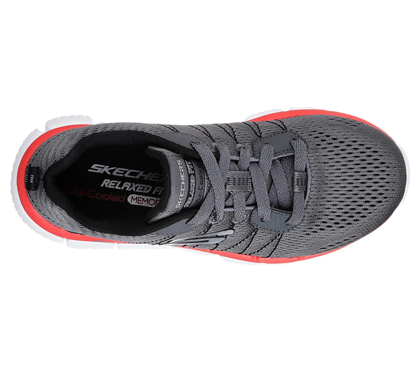 Skechers Boys Skech Flex 2.0 - Quick Pick Charcoal/Black