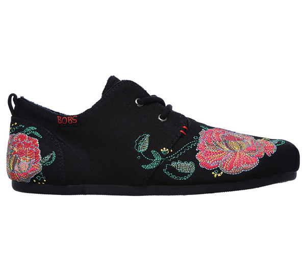 Skechers Women Bobs Plush - Heavy Petal Black/Multi