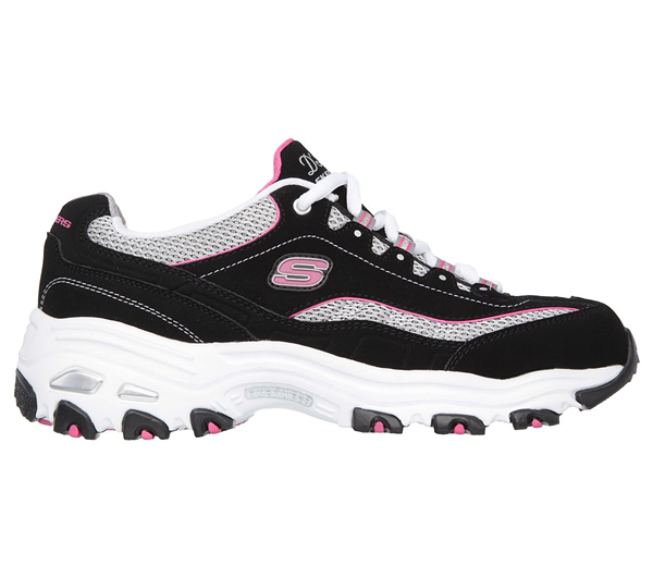 Skechers Women D'lites - Life Saver Black/Pink
