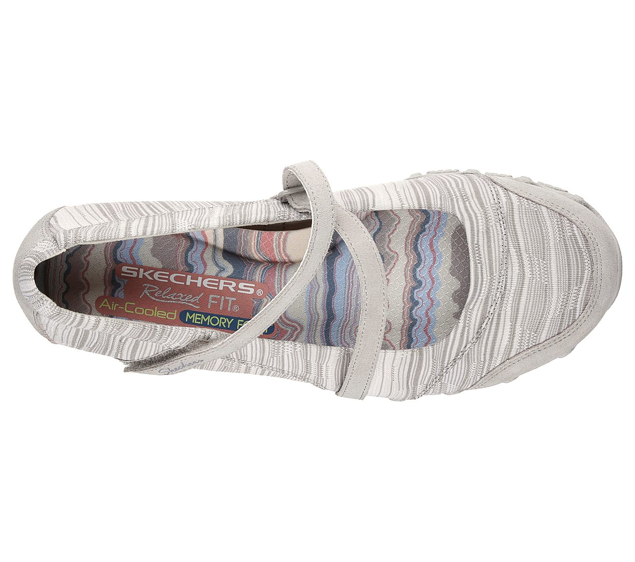 Skechers Women Relaxed Fit: Bikers - Ripples Taupe
