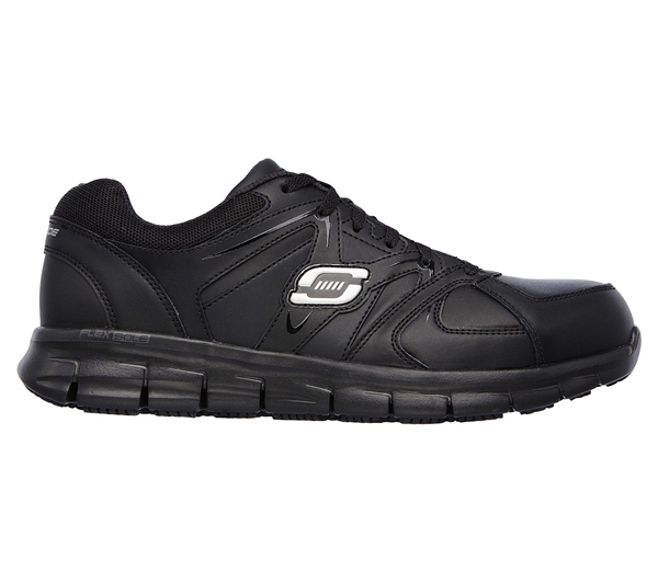 Skechers Men Work: Relaxed Fit Synergy - Ekron Alloy Toe Black