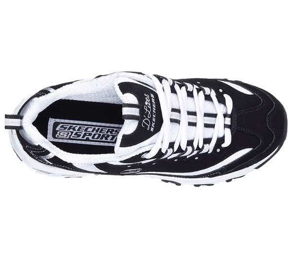 Skechers Women D'lites - Extreme Black/White