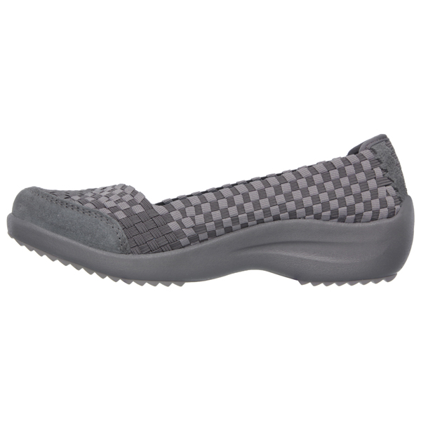 Skechers Women Relaxed Fit: Savor - Just Weave IT Charcoal