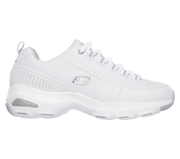 Skechers Women D'Lites Ultra - Illusions White/Sliver