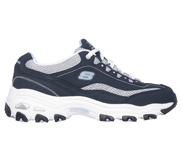 Skechers Women D'lites - Life Saver Navy/White/Light Blue