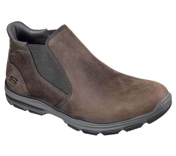 Skechers Men Boots: Garton - Keven Charcoal