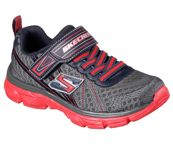 Skechers Boys Advance Charcoal/Red