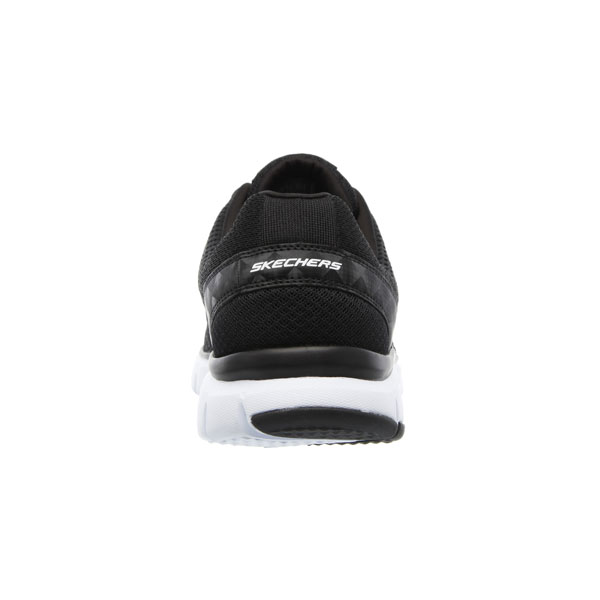 Skechers Men Extra Wide Fit (4E) Shoes - Skech-Flex Black/White