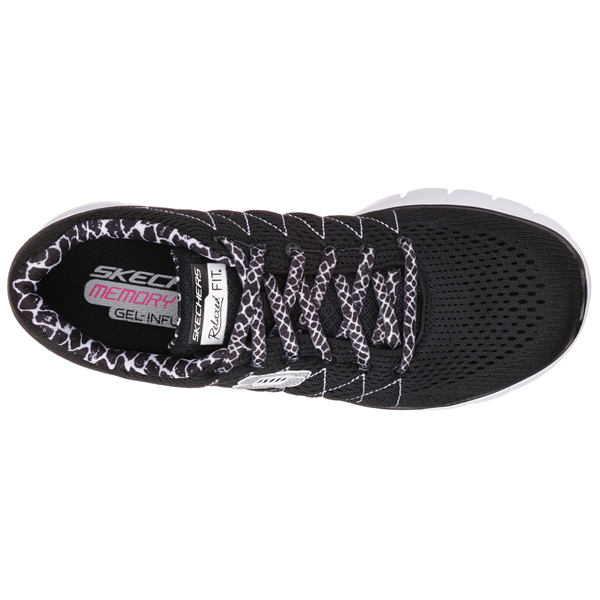 Skechers Women Relaxed Fit: Skech-Flex Black/White