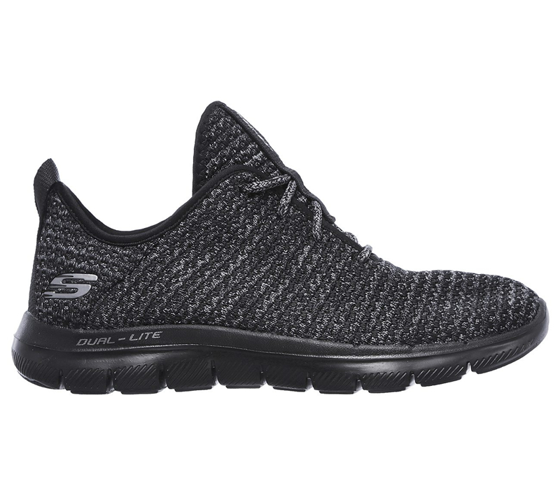 Skechers Women Flex Appeal 2.0 - Bold Move Black/Charcoal