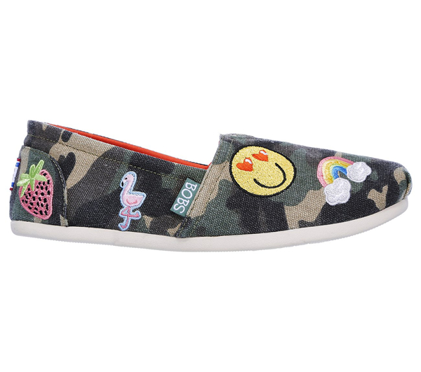 Skechers Women Bobs Plush - Perfect Patches Camouflage