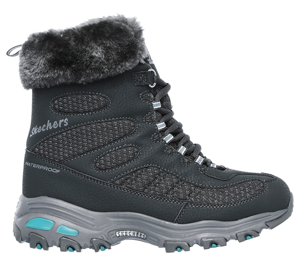 Skechers Women D'Lites - Snow Plaza Charcoal