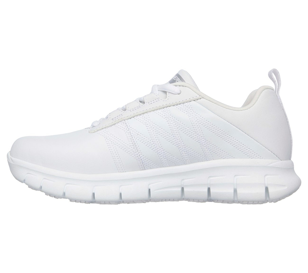Skechers Women Work: Relaxed Fit Sure Track - Erath White