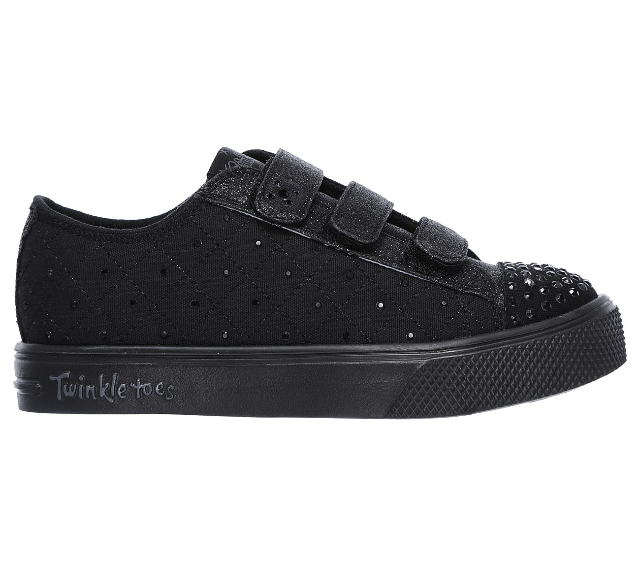 Skechers Girls Twinkle Toes: Twinkle Breeze 2.0 - Sneak Peek Black