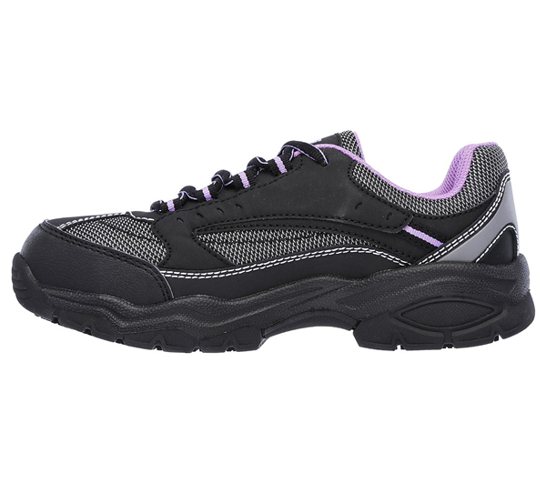 Skechers Women Work: Biscoe Black/Purple