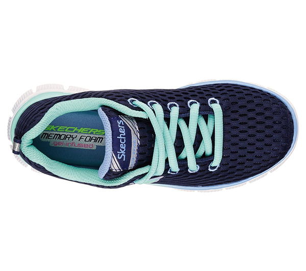 Skechers Girls Skech Appeal - Rushing Racer Navy/Aqua