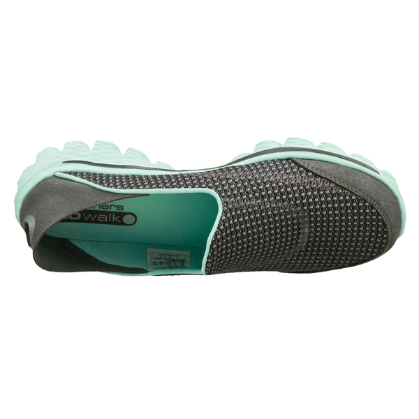 Skechers Women GOwalk 2 - Convertible Charcoal/Aqua