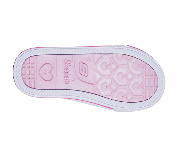 Skechers Girls Twinkle Toes: Shuffles - Itsy Bitsy Pink